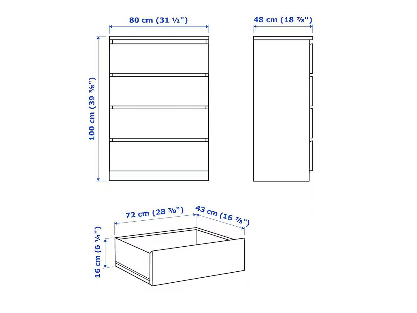 Мальм 16 beige ИКЕА (IKEA) изображение товара