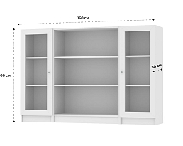 Изображение товара Билли 420 white ИКЕА (IKEA) на сайте delmard.ru