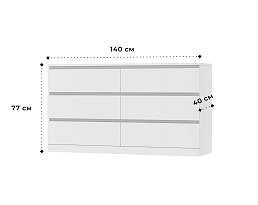 Изображение товара Мальм 15 white ИКЕА (IKEA) на сайте delmard.ru