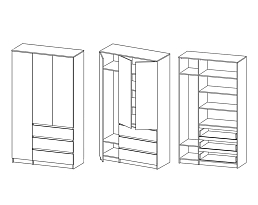 Изображение товара Мальм 314 oak white ИКЕА (IKEA) на сайте delmard.ru